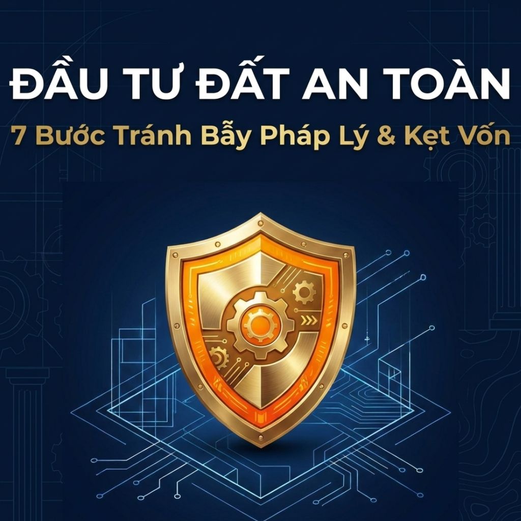 KINH NGHIỆM MUA ĐẤT ĐẦU TƯ AN TOÀN: 7 BƯỚC TRÁNH SAI PHÁP LÝ VÀ KẸT VỐN