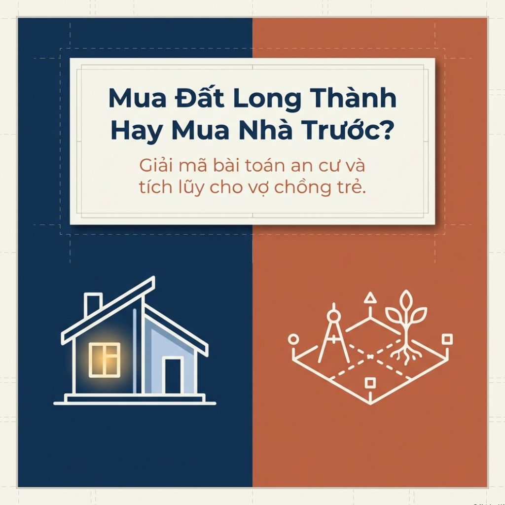 VỢ CHỒNG TRẺ CÓ NÊN MUA ĐẤT LONG THÀNH TRƯỚC KHI MUA NHÀ?