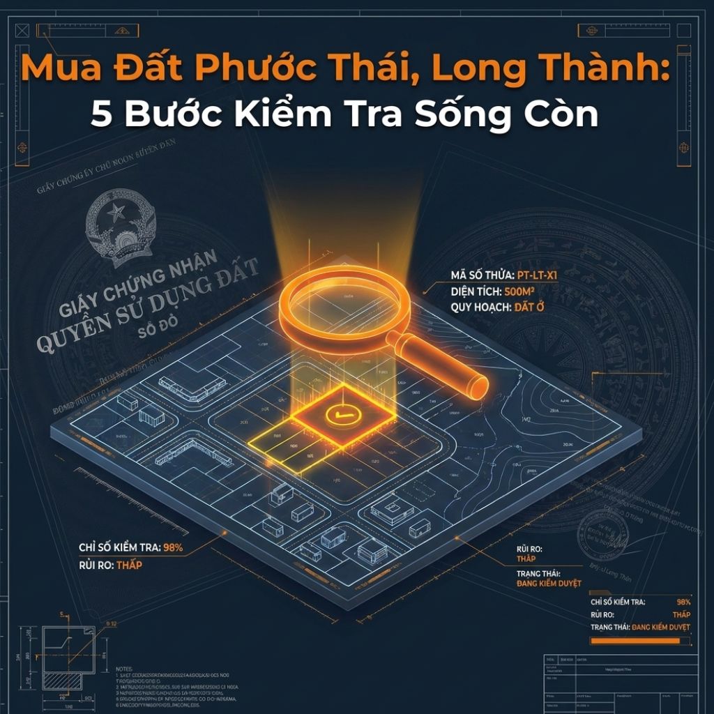 MUA ĐẤT ĐỒNG NAI TẠI PHƯỚC THÁI LONG THÀNH CẦN KIỂM TRA NHỮNG YẾU TỐ NÀO?