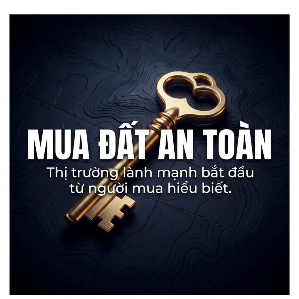 MUA ĐẤT AN TOÀN: THỊ TRƯỜNG LÀNH MẠNH BẮT ĐẦU TỪ NGƯỜI MUA HIỂU BIẾT