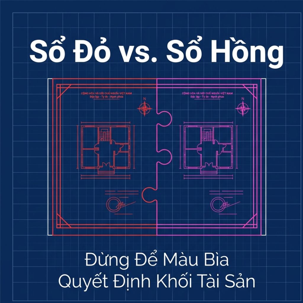 SỔ ĐỎ VÀ SỔ HỒNG KHÁC NHAU THẾ NÀO? 7 HIỂU LẦM DỄ KHIẾN NGƯỜI MUA ĐẤT MẤT TIỀN