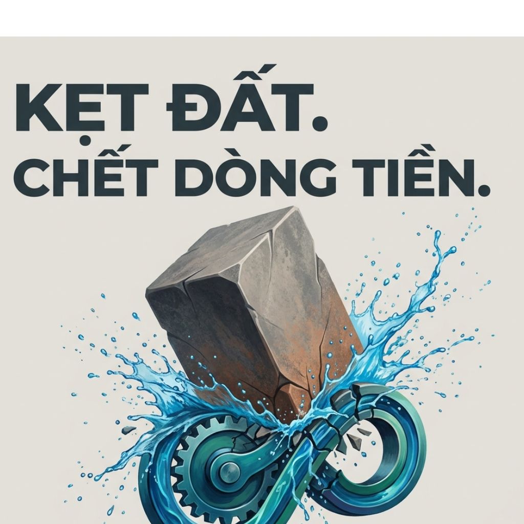 CHỦ DOANH NGHIỆP MUA ĐẤT: COI CHỪNG KẸT VỐN VÌ SAI DÒNG TIỀN