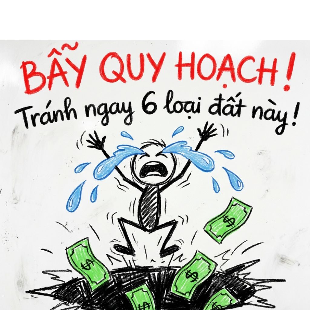 ĐẤT DÍNH QUY HOẠCH: 6 LOẠI ĐẤT KHÔNG NÊN MUA NẾU CHƯA KIỂM TRA KỸ