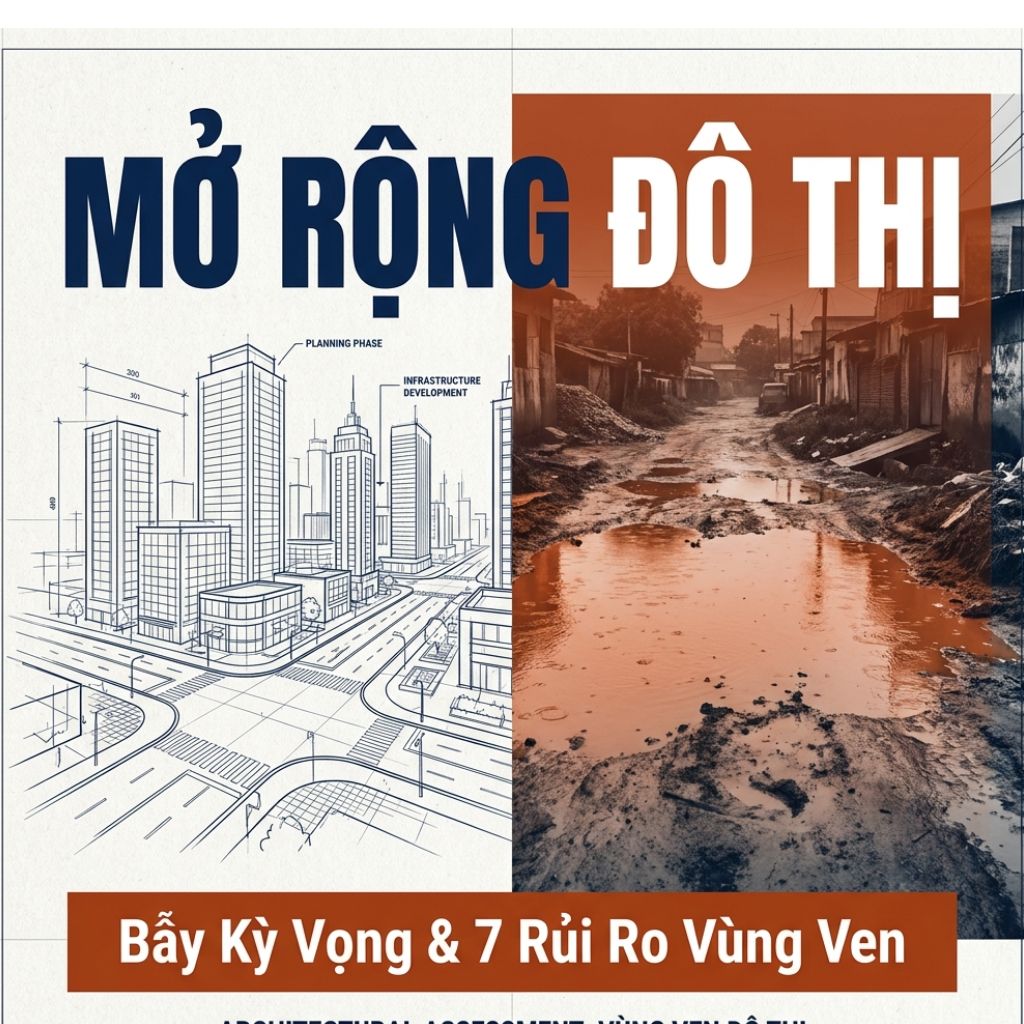 MUA ĐẤT VÙNG VEN KHI ĐÔ THỊ MỞ RỘNG: 7 RỦI RO PHÁP LÝ VÀ HẠ TẦNG CẦN KIỂM TRA