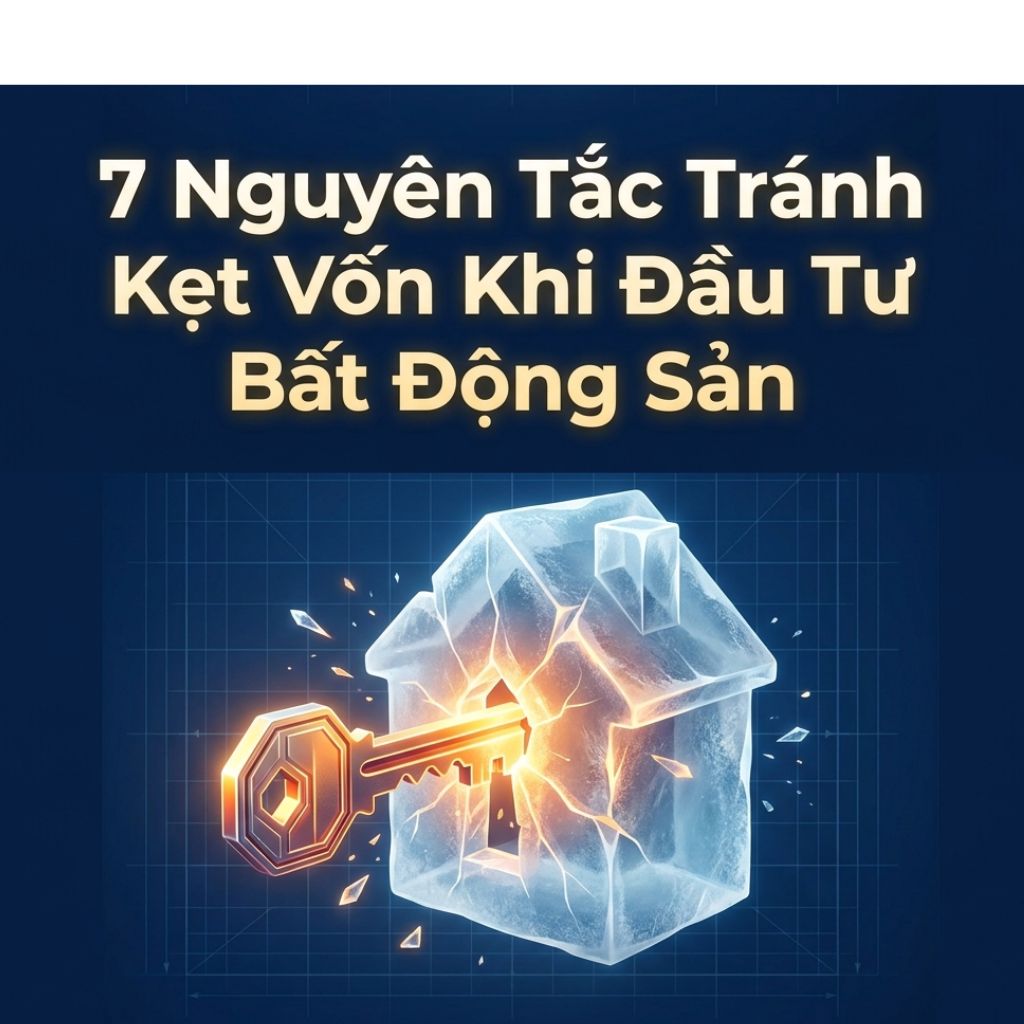 KIẾN THỨC TÀI CHÍNH CÁ NHÂN: 7 NGUYÊN TẮC GIÚP TRÁNH KẸT VỐN KHI ĐẦU TƯ BẤT ĐỘNG SẢN