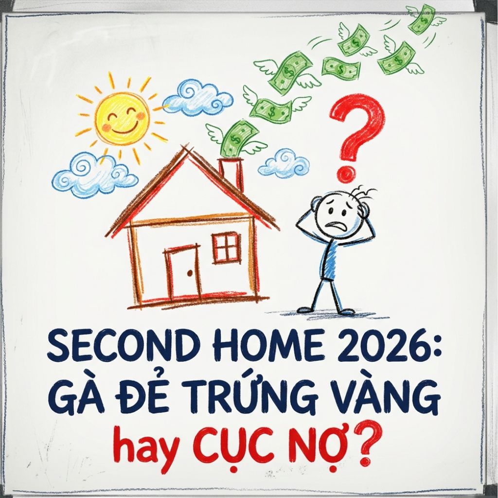 MUA NGÔI NHÀ THỨ HAI NĂM 2026: TÀI SẢN SINH LỜI HAY GÁNH NẶNG TÀI CHÍNH?
