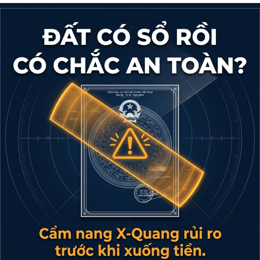 ĐẤT CÓ SỔ RỒI CÓ CHẮC AN TOÀN KHÔNG? CẨM NANG KIỂM TRA TRƯỚC KHI XUỐNG TIỀN