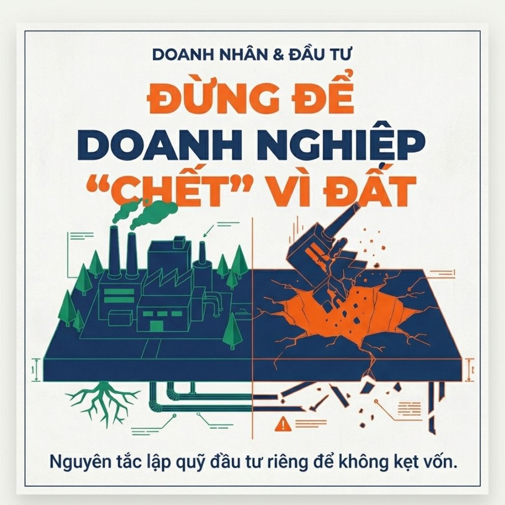 LẬP QUỸ ĐẦU TƯ RIÊNG CHO DOANH NGHIỆP: TRÁNH KẸT VỐN KHI MUA ĐẤT
