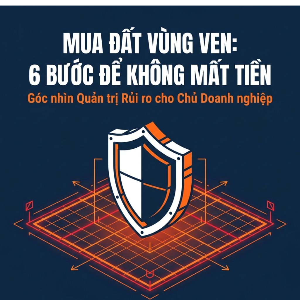 CÁCH ĐÁNH GIÁ CƠ HỘI MUA ĐẤT VÙNG VEN: 6 BƯỚC TRÁNH MẤT TIỀN CHO NGƯỜI MỚI