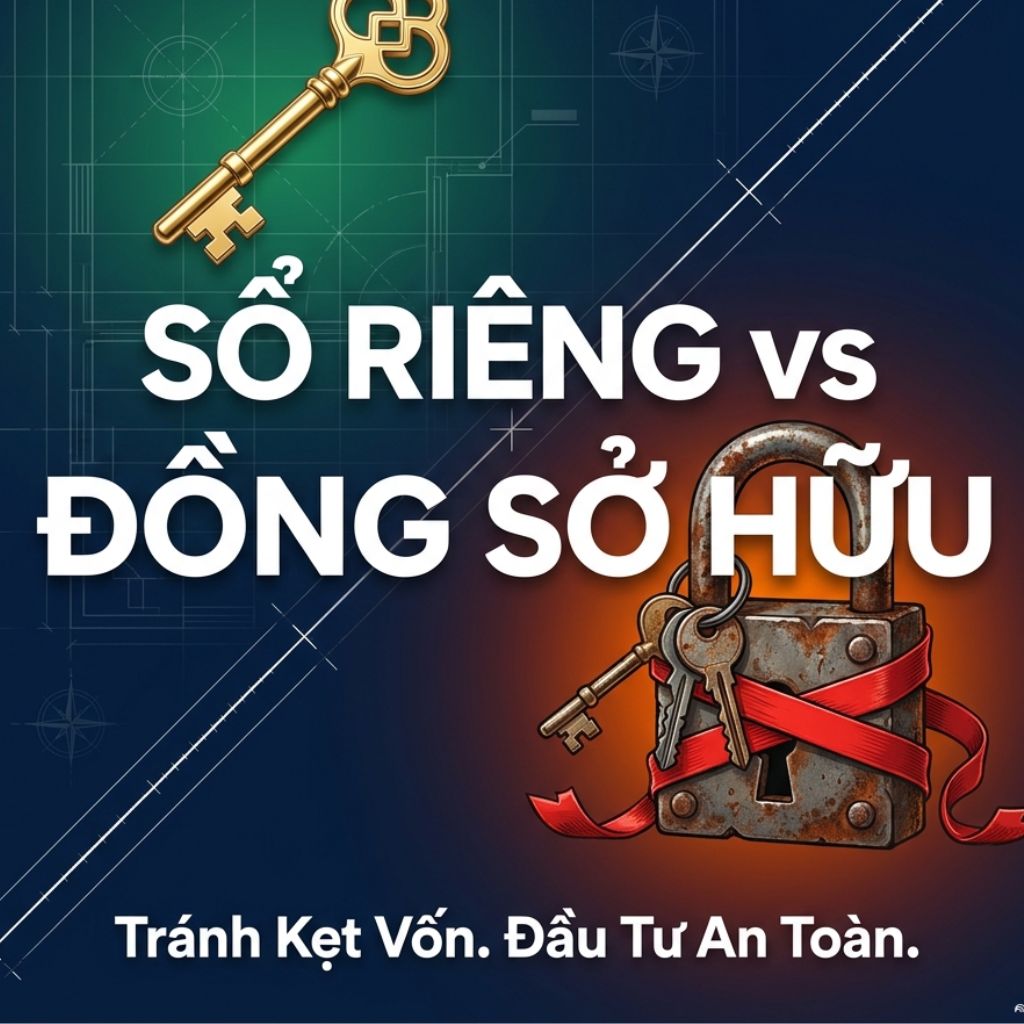 SỔ RIÊNG VÀ ĐỒNG SỞ HỮU KHÁC NHAU GÌ? CẨM NANG MUA ĐẤT AN TOÀN CHO NGƯỜI MỚI