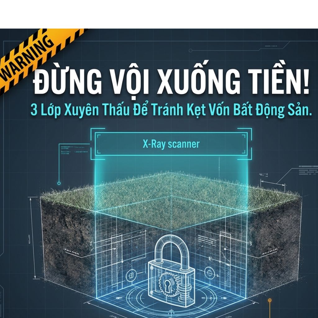 MUA ĐẤT ĐỪNG VỘI XUỐNG TIỀN: 3 ĐIỀU PHẢI KIỂM TRA ĐỂ TRÁNH KẸT VỐN