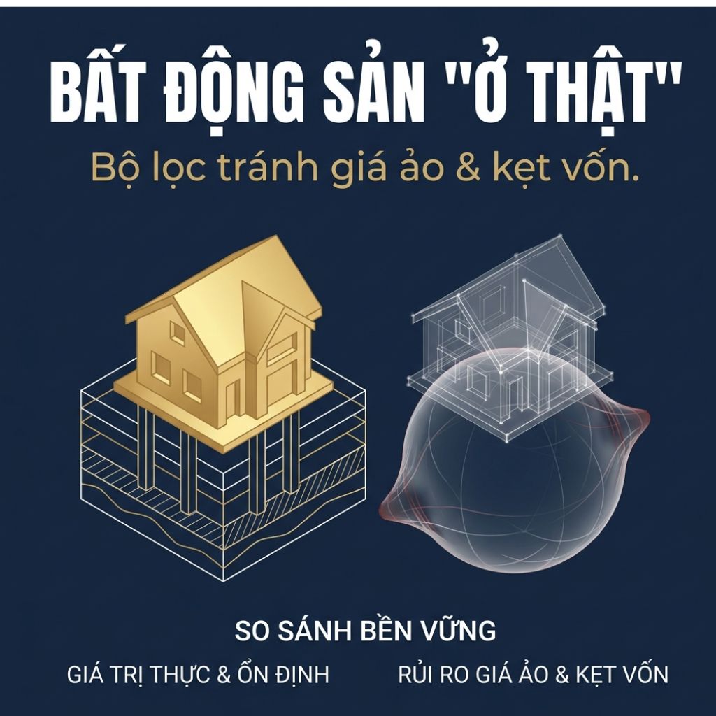NHU CẦU Ở THẬT LÀ GÌ? BỘ LỌC GIÚP NGƯỜI MUA ĐẤT TRÁNH GIÁ ẢO VÀ KẸT VỐN