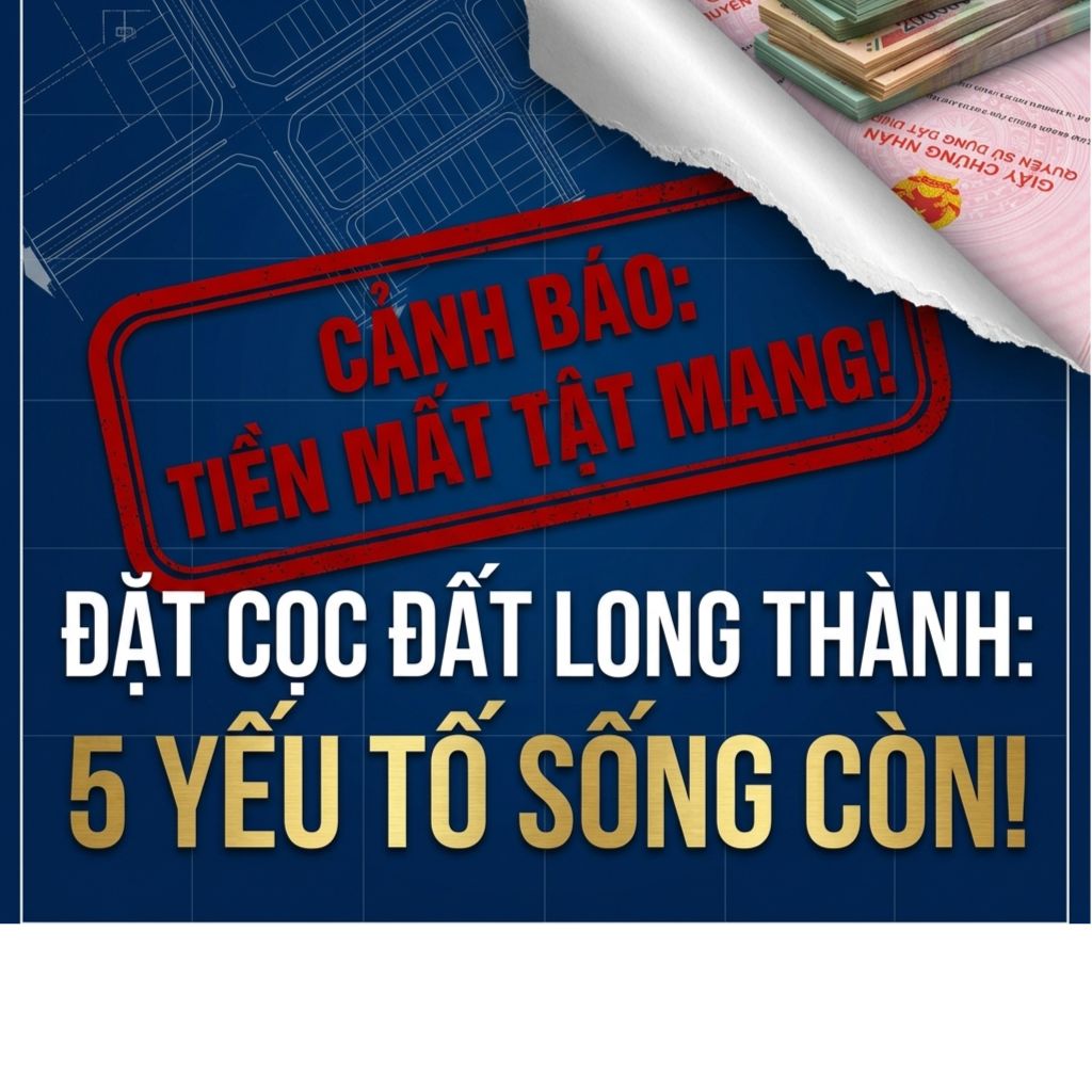 HỢP ĐỒNG ĐẶT CỌC MUA ĐẤT LONG THÀNH CẦN CÓ GÌ ĐỂ ĐẢM BẢO AN TOÀN?