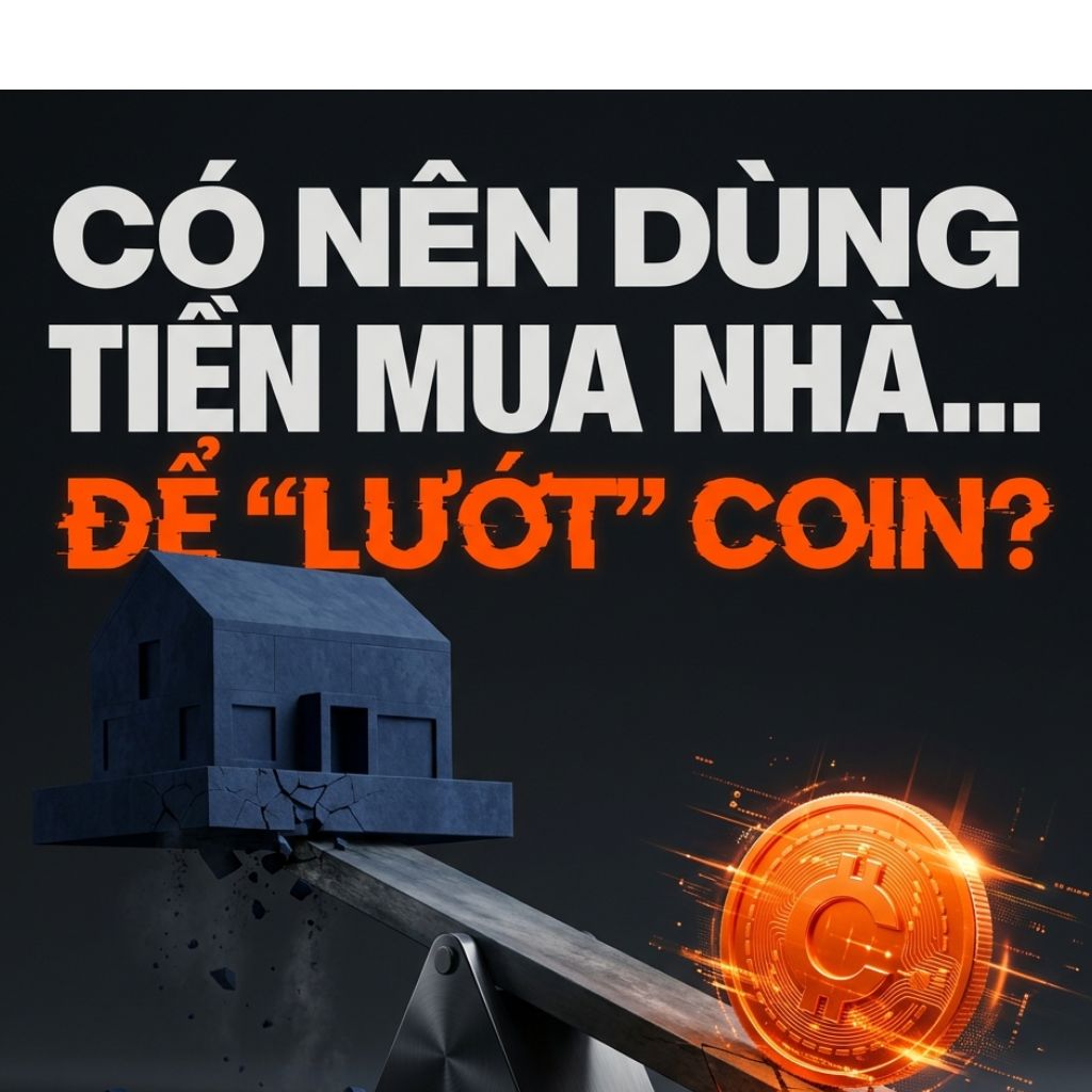 CÓ NÊN DÙNG TIỀN MUA NHÀ ĐỂ ĐẦU TƯ COIN? SAI MỘT BƯỚC CÓ THỂ KẸT VỐN NHIỀU NĂM