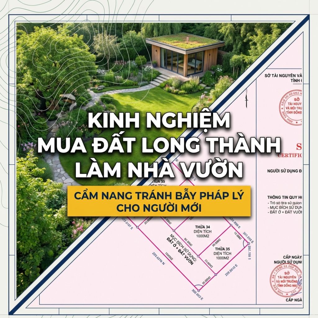KINH NGHIỆM MUA ĐẤT LONG THÀNH LÀM NHÀ VƯỜN AN TOÀN CHO NGƯỜI MỚI