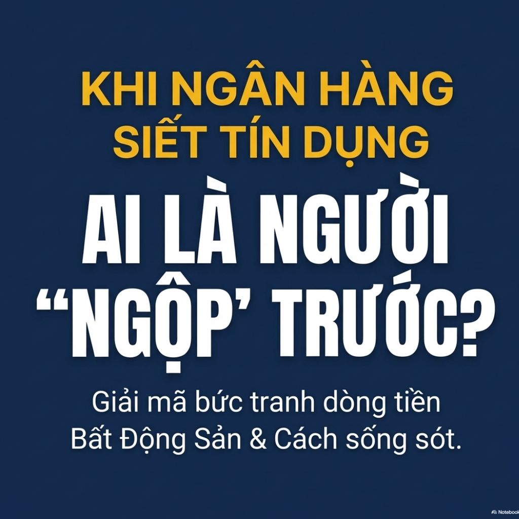 NGÂN HÀNG SIẾT TÍN DỤNG: AI NGỘP TRƯỚC TRÊN THỊ TRƯỜNG NHÀ ĐẤT?