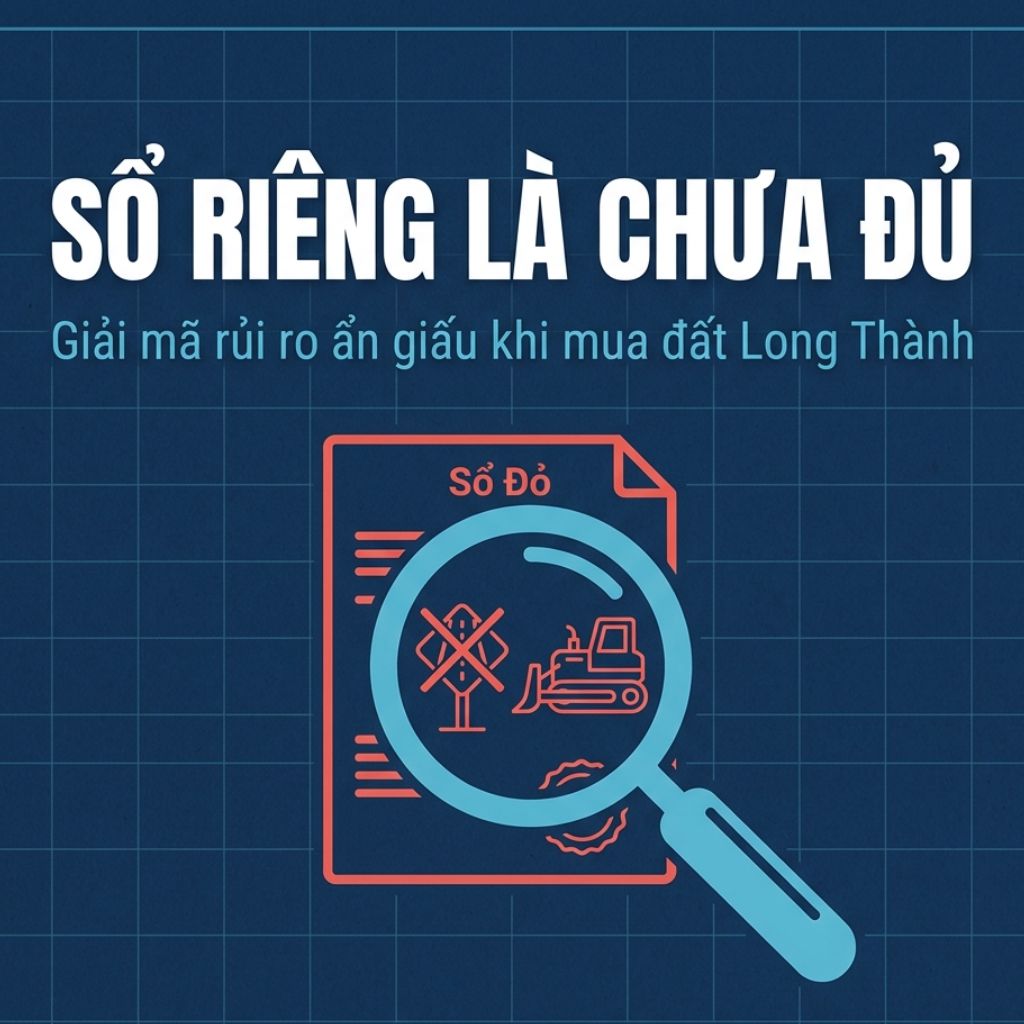 MUA ĐẤT LONG THÀNH SỔ RIÊNG CẦN XEM NHỮNG THÔNG TIN NÀO?