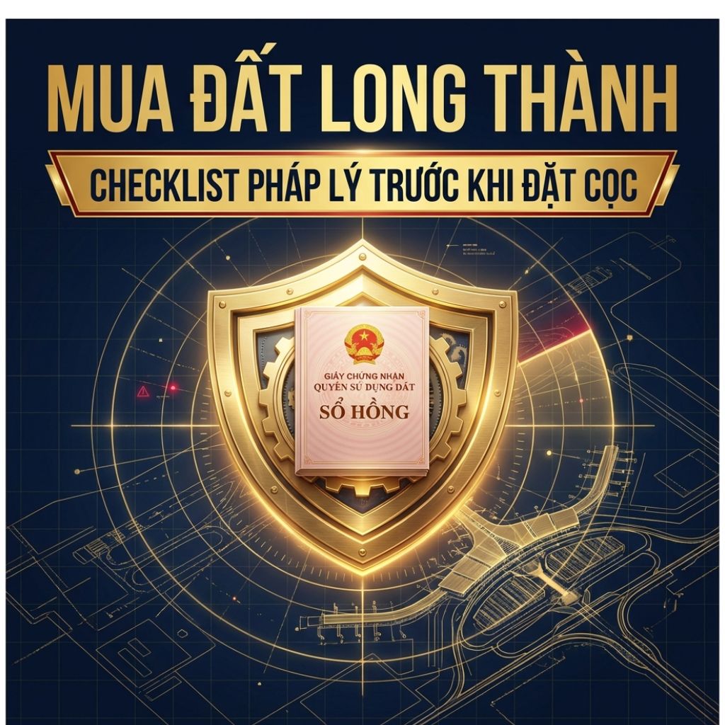 MUA ĐẤT LONG THÀNH: CHECKLIST KIỂM TRA PHÁP LÝ TRƯỚC KHI ĐẶT CỌC