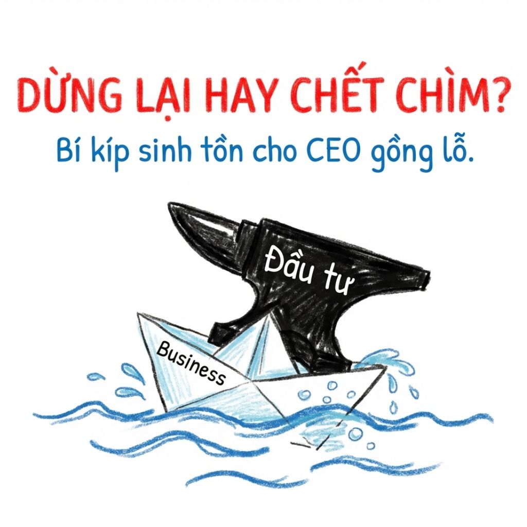 KHI NÀO NÊN DỪNG ĐẦU TƯ ĐỂ BẢO TOÀN DOANH NGHIỆP VÀ TRÁNH ĐỨT DÒNG TIỀN