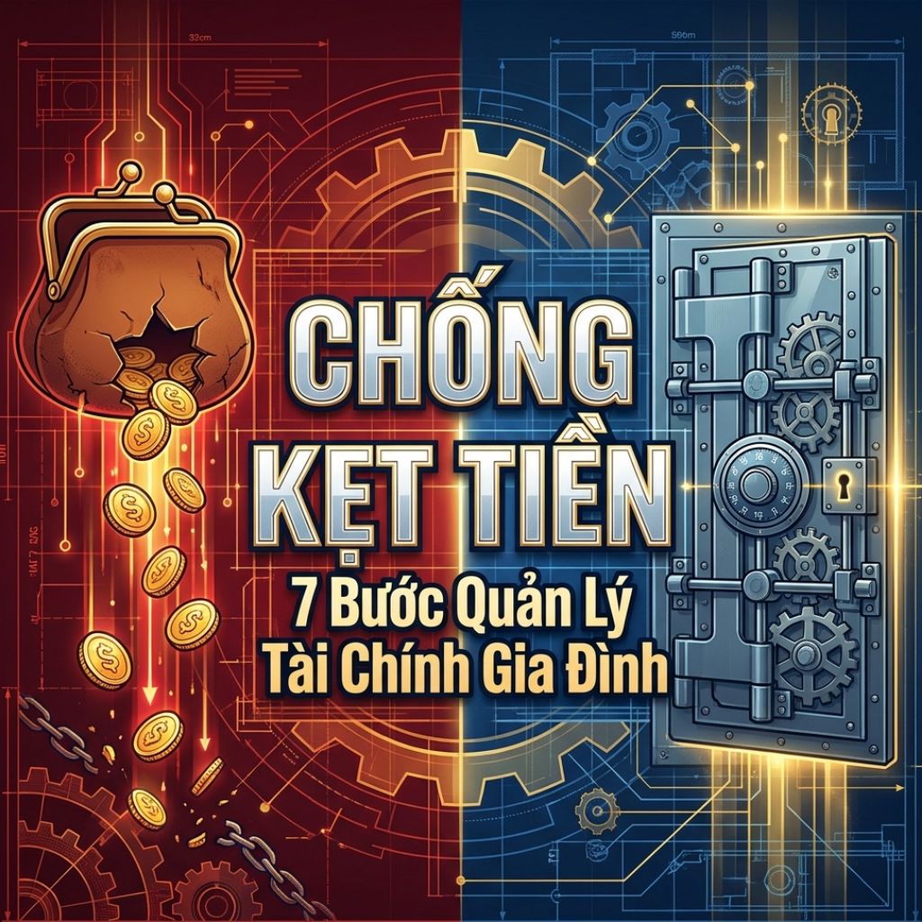 CHI PHÍ SINH HOẠT TĂNG: 7 CÁCH QUẢN LÝ CHI TIÊU GIA ĐÌNH ĐỂ KHÔNG KẸT TIỀN