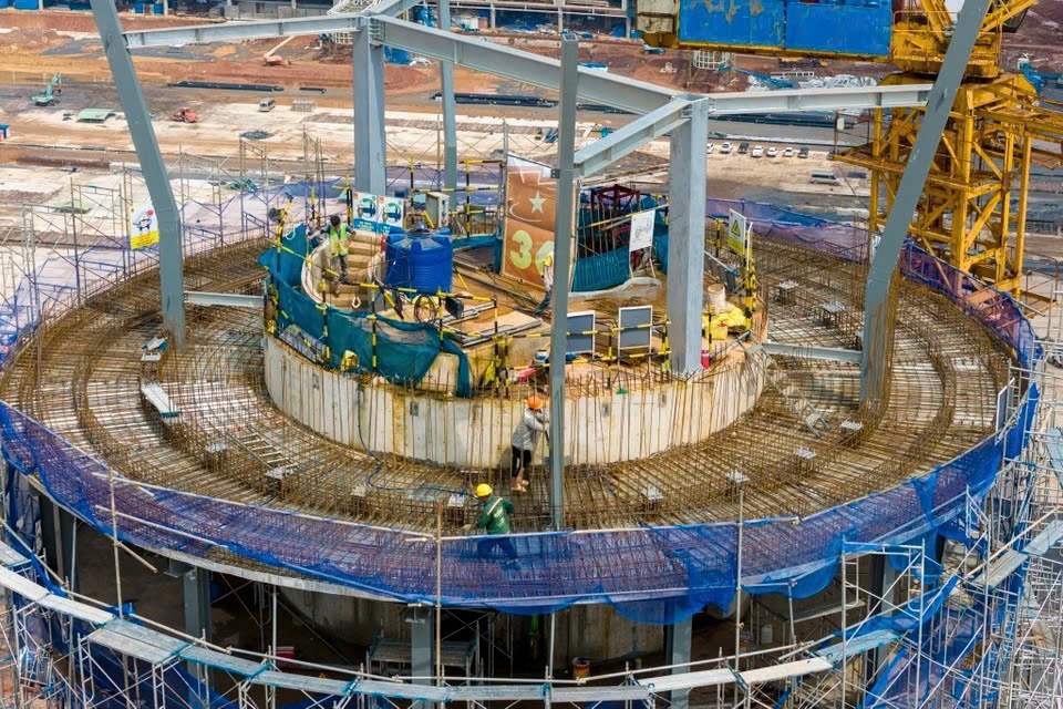 Tiến độ sân bay quốc tế Long Thành tháng 6/2025: Đồng loạt thi công các hạng mục trọng điểm