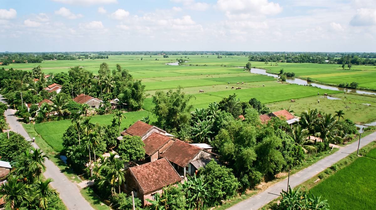 Khu vực Bàu Cạn và Lộc An Long Thành Đồng Nai nhìn từ trên cao